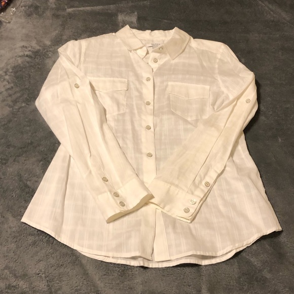Nautica White Button Down Shirt - Picture 7 of 16